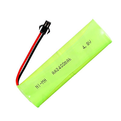 شراء NIMH بطارية النيكل المعدنية الهيدريد AA حجم 4.8v بطارية حزمة 2400mah التصنيع عبر الإنترنت