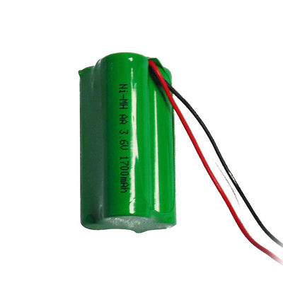 شراء 1700mah AA Nimh بطارية قابلة لإعادة الشحن 3.6V بطارية Nimh التصنيع عبر الإنترنت