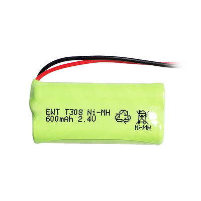 شراء بطارية قابلة لإعادة الشحن من النيكل مخصصة بطارية 2.4 فولت 600mah Nimh Aaa التصنيع عبر الإنترنت