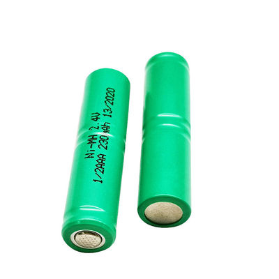 شراء التخزين بطارية قابلة لإعادة الشحن نيكل 2.4v 250mah Nimh بطارية حزمة لقطعة الشعر التصنيع عبر الإنترنت