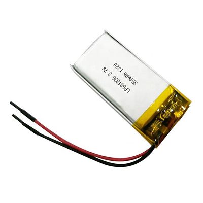 شراء بطارية ليثيوم أيون بوليمر مقاومة للماء بطارية لي إيون 3.7 فولت 350mah قابلة لإعادة الشحن online manufacture