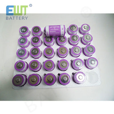 شراء بطارية الليثيوم ثيونيل كلوريد عالية السرعة بطارية الليثيوم 3.6 فولت أسطوانية ER34615M online manufacture