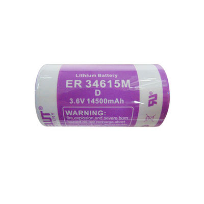 شراء 100 غرام بطارية ليتيم ثيونيل كلوريد ER34615M 3.6v بطارية AAA CE online manufacture