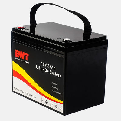 شراء IFR32700 12V بطارية ليثيوم أيون LiFePO4 للأنظمة UPS 12.8V 85Ah بطارية ليثيوم الحديد الفوسفات online manufacture
