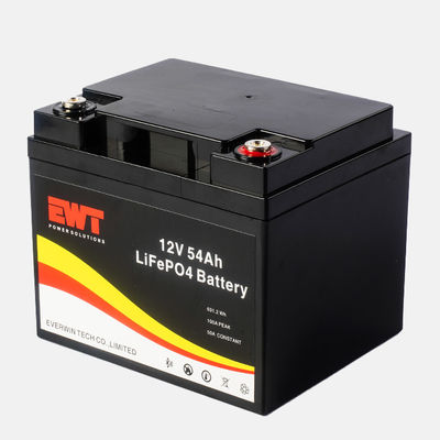 شراء بطارية التخزين التجارية LiFePO4 بطارية الليثيوم 12.8V 54Ah التصنيع عبر الإنترنت