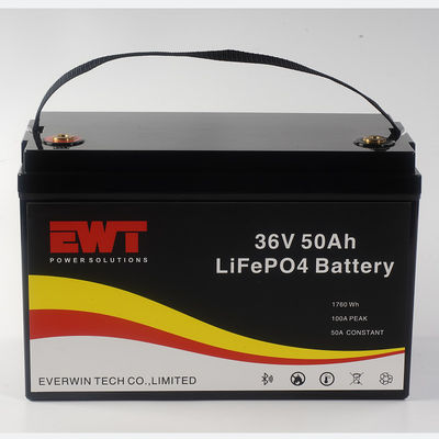 شراء 1760Wh الطاقة الخارجة دورة عميقة Lifepo4 36v 50ah بطارية ليثيوم أيون حزمة للكهرباء التصنيع عبر الإنترنت