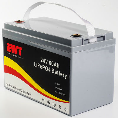 شراء EWT 24V 60AH Lifepo4 بطارية حزمة الدراجات النارية الكهربائية حزمة التصنيع عبر الإنترنت
