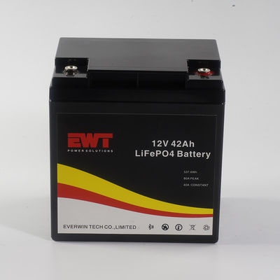 شراء EWT Lifepo4 12V 42AH بطارية عالية السلامة وطول عمر دورة للطاقة المنزلية نظام تخزين الطاقة التصنيع عبر الإنترنت
