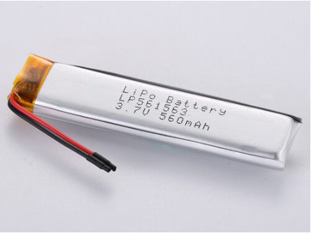 شراء 3.7V 560MAH JST نوع رابط بطارية الليثيوم البوليمر القابلة لإعادة الشحن مع 1C التيار الفارغ خفيفة الوزن ودائمة التصنيع عبر الإنترنت