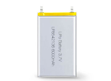 شراء LP8542136 3.7V 6000mAh البوليمر الليثيوم أيون القابل لإعادة الشحن الخلية ل 3.7V التطبيقات الجهد OEM و ODM مدعومة التصنيع عبر الإنترنت