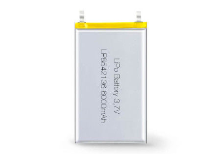 شراء LP8542136 3.7V 6000MAH بطارية الليثيوم البوليمر القابلة لإعادة الشحن للأجهزة الطبية المحمولة في -20 إلى 60 درجة مئوية التصنيع عبر الإنترنت