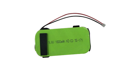 شراء بطارية النيكل الكادميوم NI-CD بسعة 9.6 فولت 1800MAH و 0.5A الحد الأقصى لشحن التيار الكيميائي الذي يحتوي على مواد سامة التصنيع عبر الإنترنت