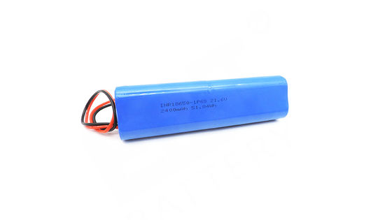 شراء INR18650 21.6v 2400mah ربط سلكي قابل للتخصيص بطارية ليثيوم أيون مع علبة ABS وخلايا أسطوانية التصنيع عبر الإنترنت