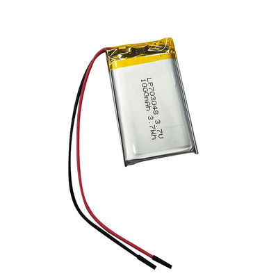 بطارية الليثيوم البوليمر 3.7v 1000mah بطارية ليبو 703048