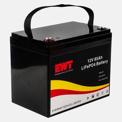 بطارية الليثيوم الحديدية الفوسفاتية 12 فولت IFR32700 12.8 فولت 85Ah بطارية ليثيوم أيون LFP للكهرباء الشمسية