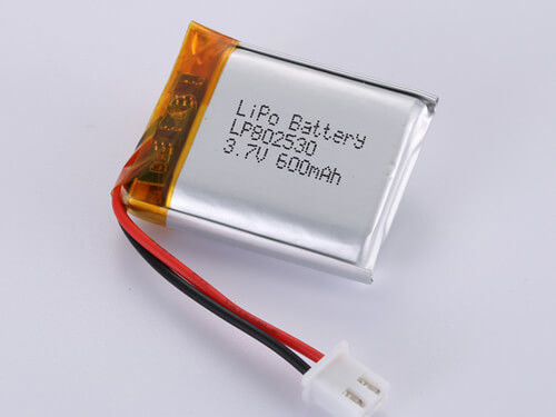 بطارية LP802530 3.7V 600MAH Prismatic للأجهزة الرقمية