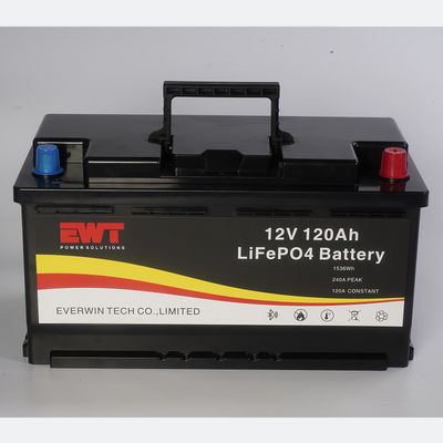 12 فولت 120AH بطارية LFP طويلة الأمد لمصدر الطاقة لـ RV Inverter