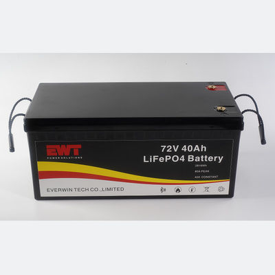 EWT 72V 40AH بطارية الليثيوم الحديد الفوسفاتية لجهاز الطاقة الشمسية
