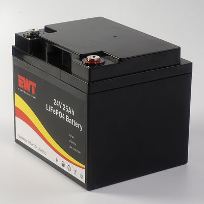 شحن سريع LifePo4 24V 25AH بطارية حزمة لروبوت فحص أنابيب الصرف الصحي