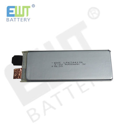 بطارية الليثيوم البوليمر من الدرجة الأولى LP6744126 3.7V 4000mAh 3C لمدة شهر واحد