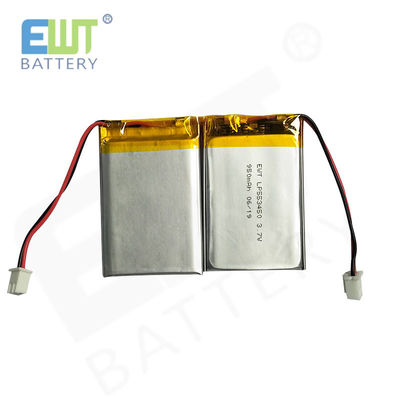 LP553450 3.7V 950mAh بطارية الليثيوم البوليمر 1S1P حزمة تجميع نموذج دعم PCM