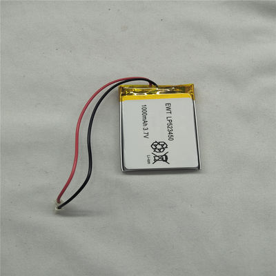 حزمة ليبو ذات سعة عالية مع PCM LP523450 3.7V 1000mAh أداء مستقر وآمن