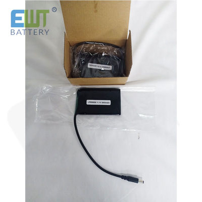 LP505585 11.4V بطارية البوليمر الليثيوم 2600mAh مع كابل DC