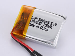 بطارية الليثيوم البوليمر القابلة لإعادة الشحن ذات الطول الطويل والقدرة العالية 250mAh مع حماية الدائرة القصيرة