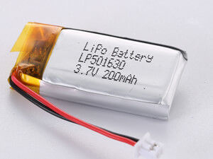 3.7V 200MAH 1S1P بطارية البوليمر الليثيوم مجموعة تجميع نموذج مع 12 شهرا الضمان والمواد السامة لا PCM الحجم الصغير