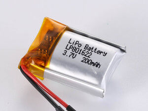 LP801622 3.7V 200MAH بطارية الليثيوم البوليمر القابلة لإعادة الشحن الحل النهائي للطاقة لعملك