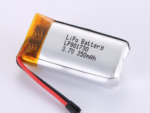 LP801730 3.7V 350MAH بطارية ليبو لجميع التطبيقات دائمة ومقاومة للحرارة
