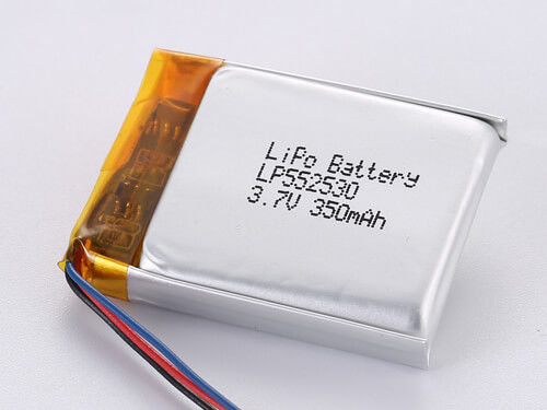 LP552530 3.7V 350MAH بطارية الليثيوم البوليمرية القابلة لإعادة الشحن -20 إلى 45 درجة مئوية أعلى أداء