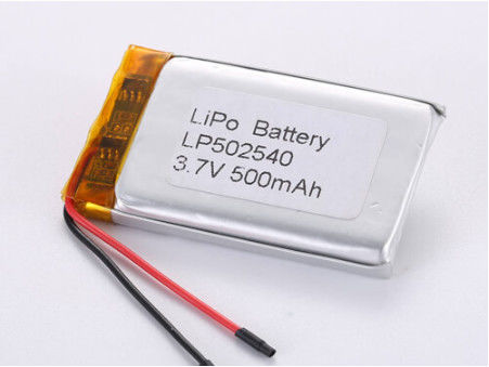 LP502540 3.7V 500mah أقراص بطارية بوليمر الليثيوم مصدر الطاقة النهائي للأقراص