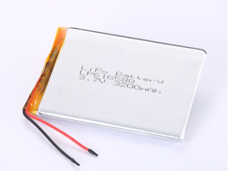 LP616588 3.7V 3200MAH بطارية ليثيوم أيون المصنعين بطارية الليثيوم البوليمر حسب الطلب نوع المرفق مع حماية الدائرة القصيرة ضمان التخزين الآمن