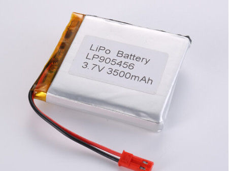 LP905456 3.7V 3500MAH بطارية ليثيوم أيون سعة عالية حزمة ليبو مع ميزات السلامة حماية الدائرة القصيرة