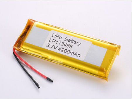 LP113488 3.7V 4200 MAH بطارية ليثيوم أيون المصنعين بطارية الليثيوم البوليمر قابلة لإعادة الشحن
