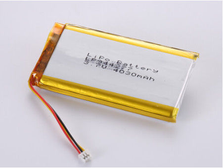 بطارية البوليمر الليثيوم LP944277 3.7V 4030MAH الخلية القابلة لإعادة الشحن لدرجات الحرارة القصوى -20C -60C الجهد المفتوح 3.7V