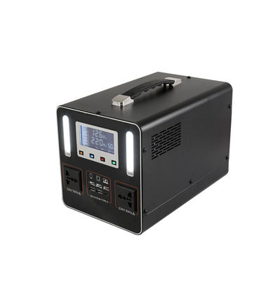 تقنية خلية LiFePO4 بنك طاقة شمسي خارجي 220 فولت مع مقبس شحن إمداد طاقة منزلي محمول