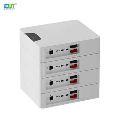 غلاف ABS و BMS متضمنة بطارية ليثيوم أيون 48V 100AH مثبتة على الحائط لتخزين الطاقة