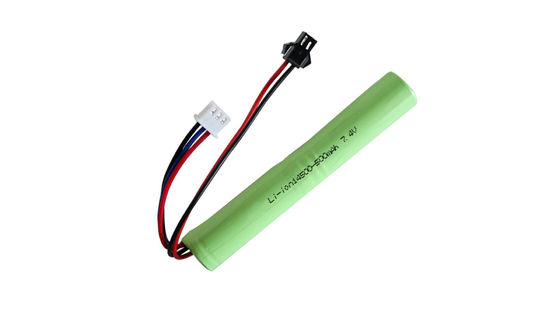 14500 7.4 فولت 500mah بطارية ليثيوم آيون آمنة مع حماية الإفراط في التفريغ و PCM / PCB