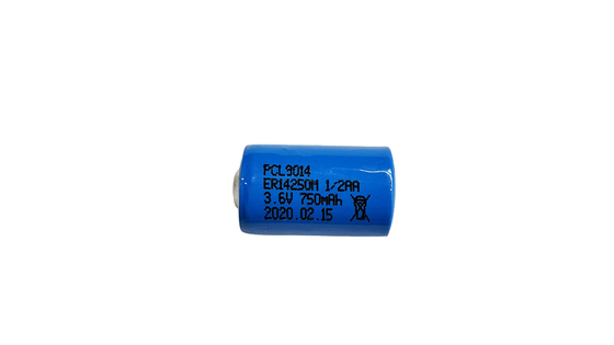 ER14250M 3.6V 750mAh بطارية الليثيوم ثيونيل كلوريد للبيئات القاسية